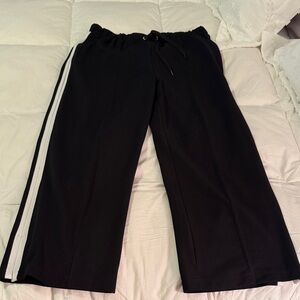 Aspire Black & White Track Pants Small